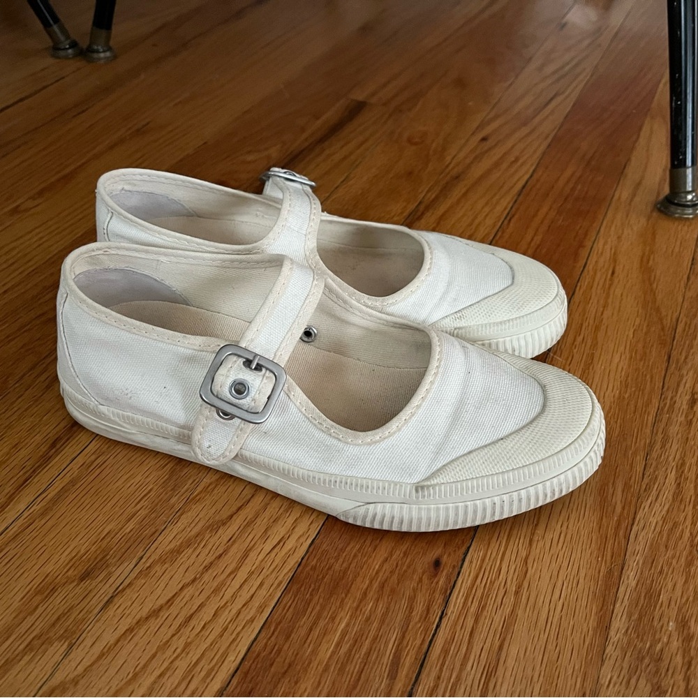 RE/DONE, White Mary Jane Sneakers, Size US 6, Good Condition